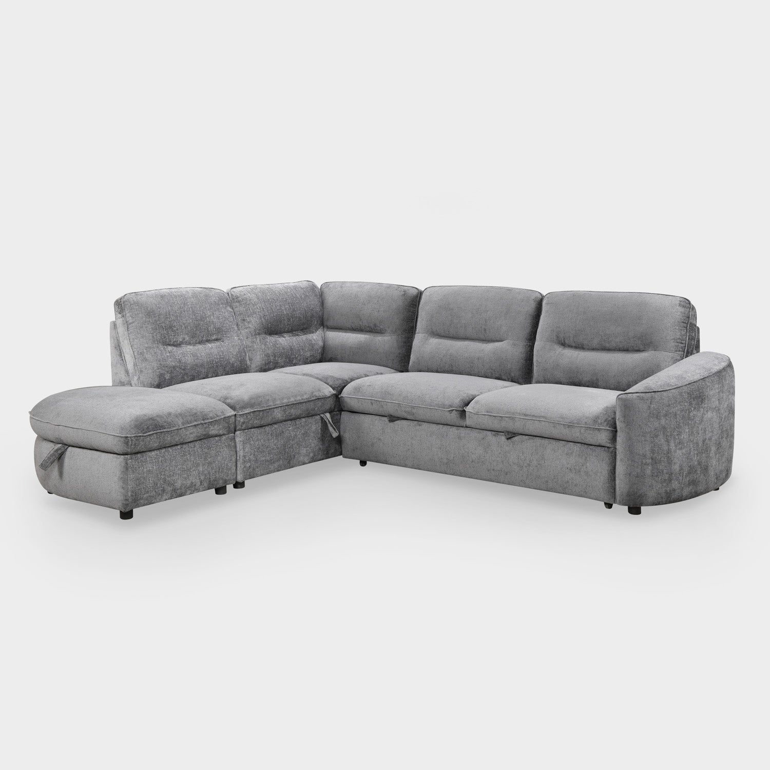 Mirella Sofa Bed Dark Grey Left Hand Facing Corner