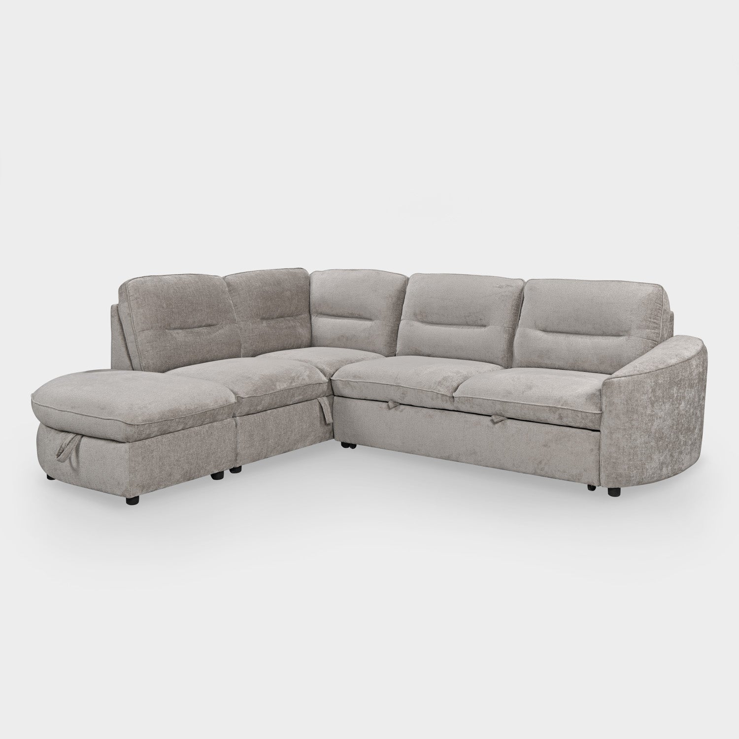 Mirella Sofa Bed Grey Left Hand Facing Corner