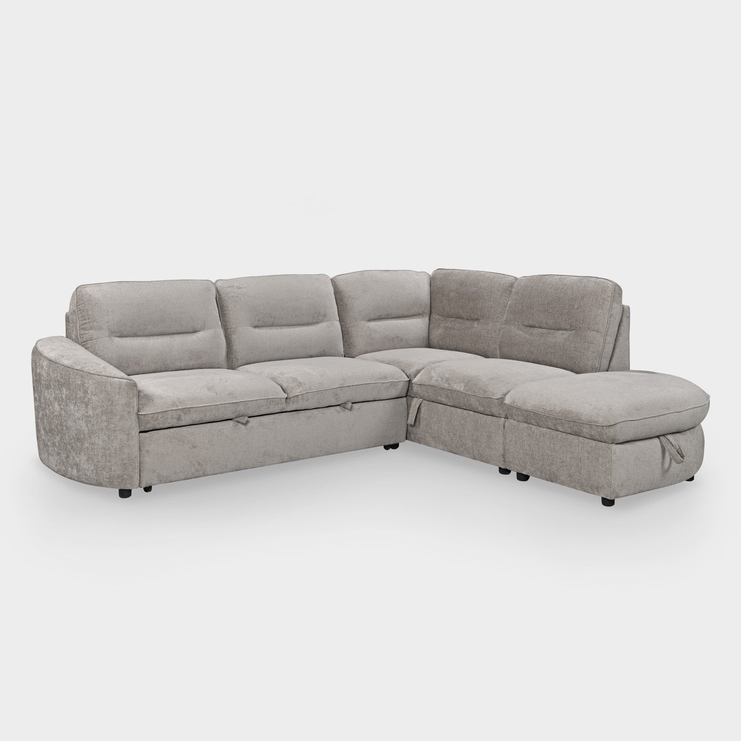 Mirella Sofa Bed Grey Right Hand Facing Corner