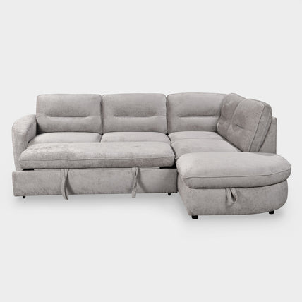 Mirella Sofa Bed Right Hand Facing Corner Grey