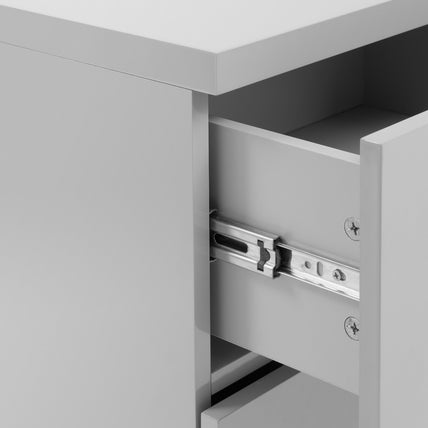 Monarch 2 Drawer Bedside Grey