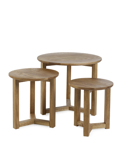Nami Nest Of 3 Tables Oak