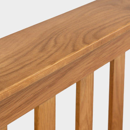 Abbot Bed Frame Double Light Oak