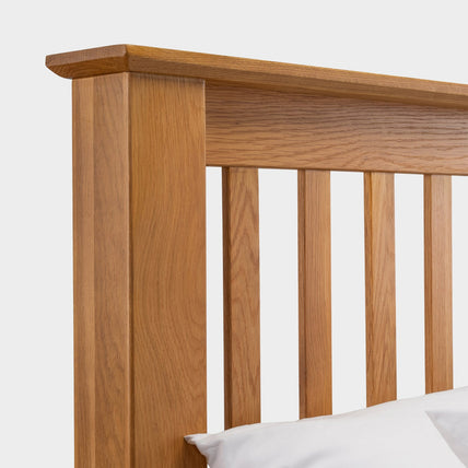 Abbot Bed Frame Superking Light Oak