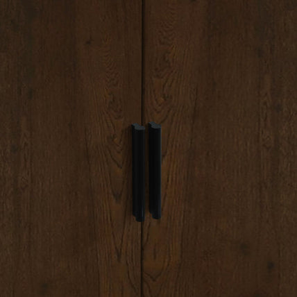 Asa 2 Door Wardrobe Walnut/Black