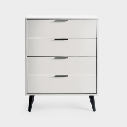 Asa 4 Drawer Chest Silk Grey