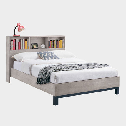 Bali Bed Frame Double Grey Oak