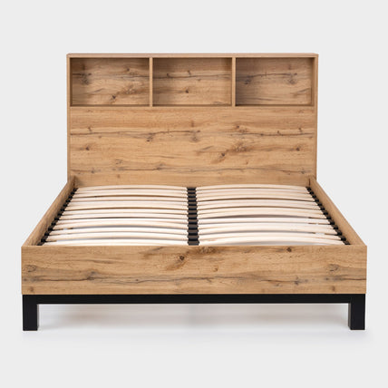 Bali Bed Frame Double Oak