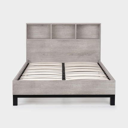 Bali Bed Frame Kingsize Grey Oak