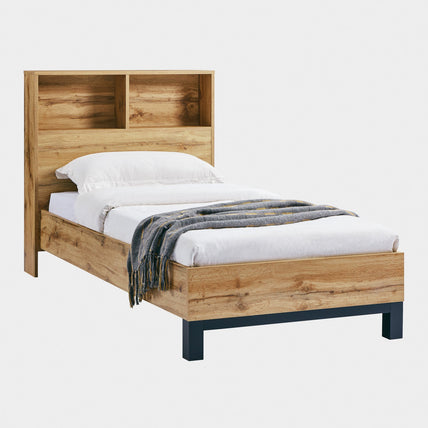 Bali Bed Frame Single Oak