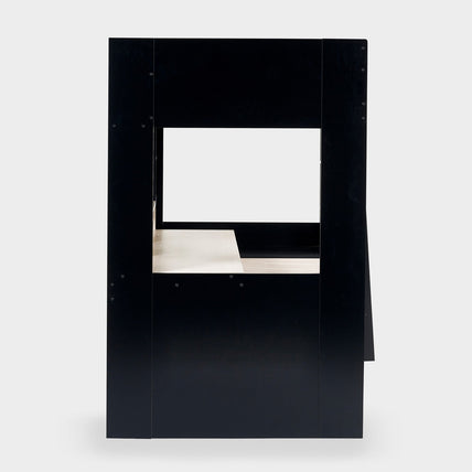 Brooke Gaming Highsleeper Bed Black And Pale Wood
