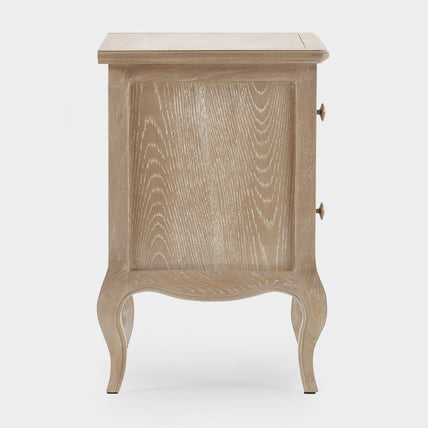 Camila 2 Drawer Bedside Limed Oak