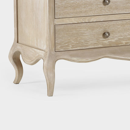 Camila 6 Drawer Wide Chest Limed Oak