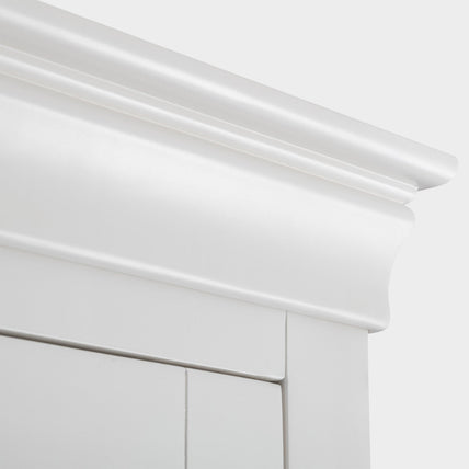 Clove 2 Door 1 Drawer Wardrobe White