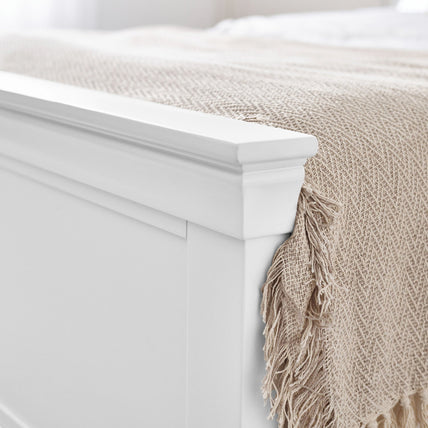 Clove Bed Frame Double Surf White