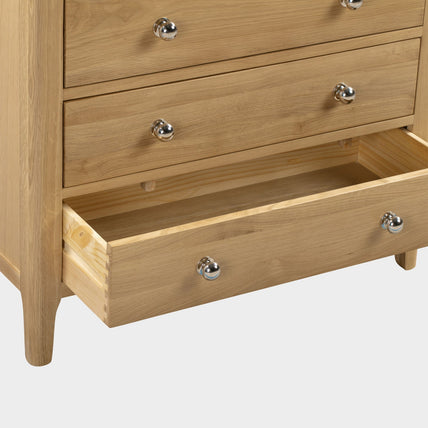 Cole Chest Oak 4+2 Drawer