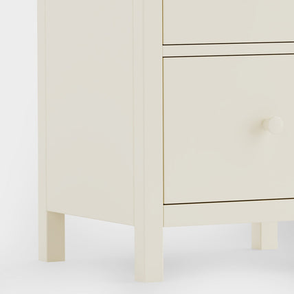 Connie 2 Drawer Chest Ivory and Oak