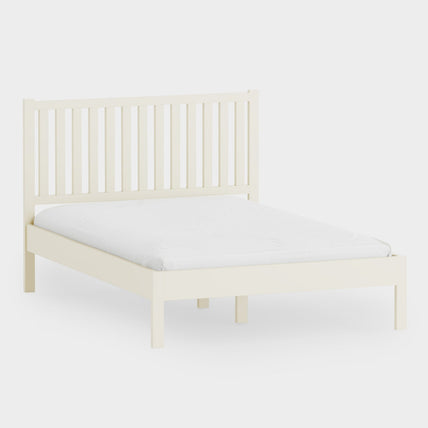 Connie Bed Frame Double Ivory and Oak