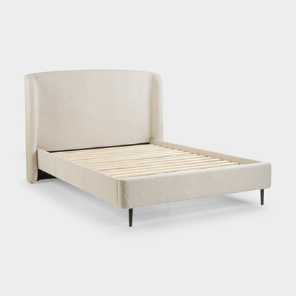 Elara Bed Frame Kingsize Ivory