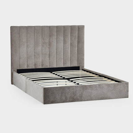 Emilla Bed Frame Single Grey