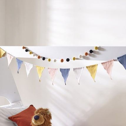 Festival Tent Bed Pale Wood & White