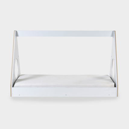 Festival Tent Bed Pale Wood & White