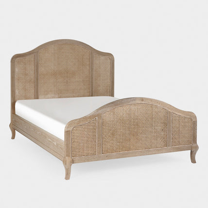 Flora Bed Frame Double Light Oak