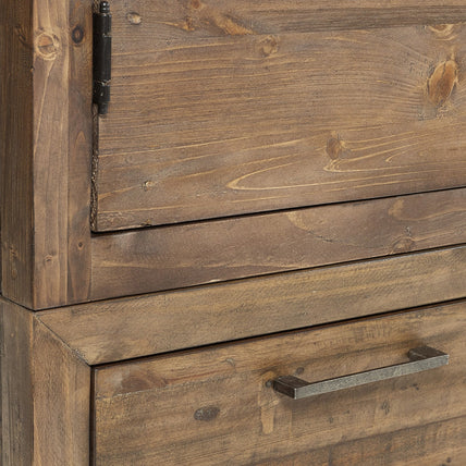 Haze 2 Door Wardrobe Cashew