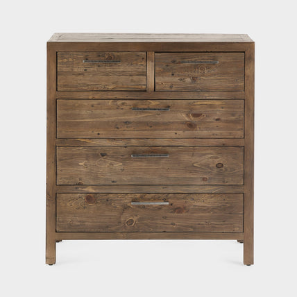 Haze 3+2 Drawer Chest Cashew