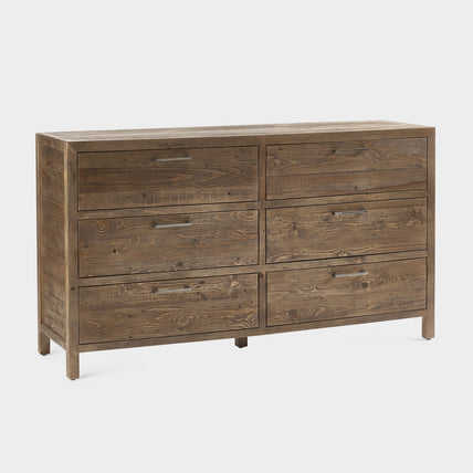 Haze 6 Drawer Wide Chest Cashew