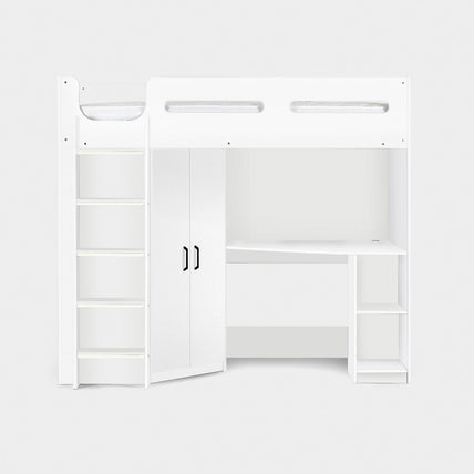 Holly High Sleeper Bed All White