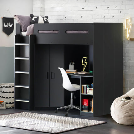 Holly High Sleeper Bed Anthracite