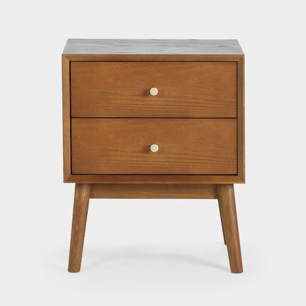 Leif 2 Drawer Bedside Ash