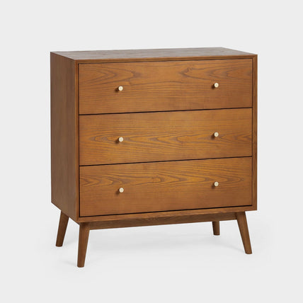 Leif 3 Drawer Chest Ash