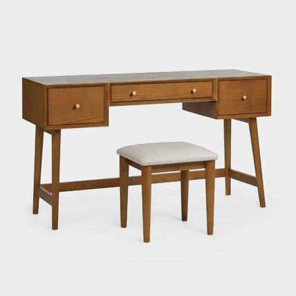 Leif Dressing Table And Stool Set Ash