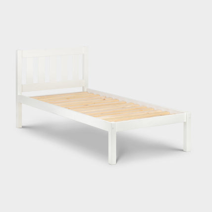 Livia Bed Frame Single Surf White