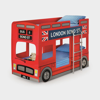 London Bus Bunk Bed Red Lacquer