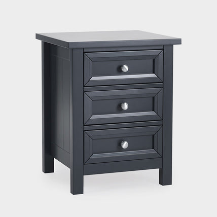 Marisol 3 Drawer Bedside Anthracite