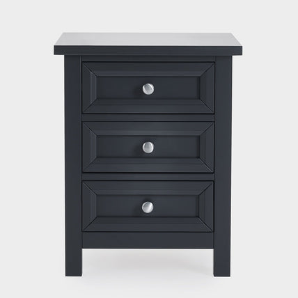 Marisol 3 Drawer Bedside Anthracite