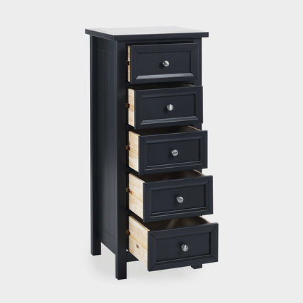 Marisol 5 Drawer Tall Chest Anthracite