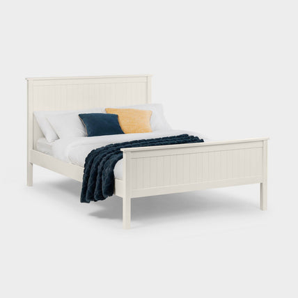 Marisol Bed Frame Kingsize Surf White