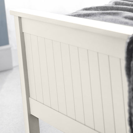 Marisol Bed Frame Kingsize Surf White