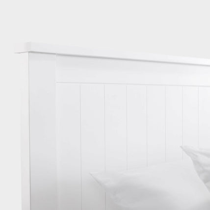 Marisol Bed Frame Kingsize Surf White