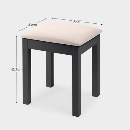 Marisol Dressing Stool Anthracite