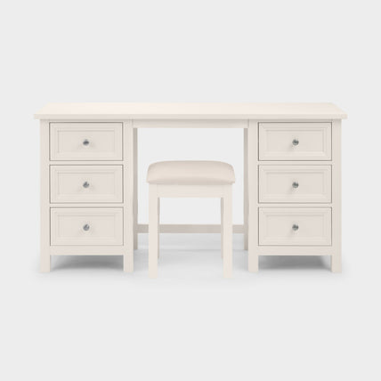 Marisol Dressing Table Surf White