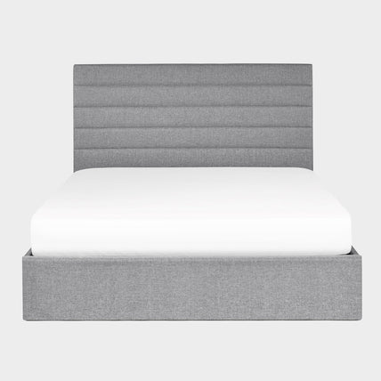 Meridian Bed Frame Kingsize Grey Ottoman Storage