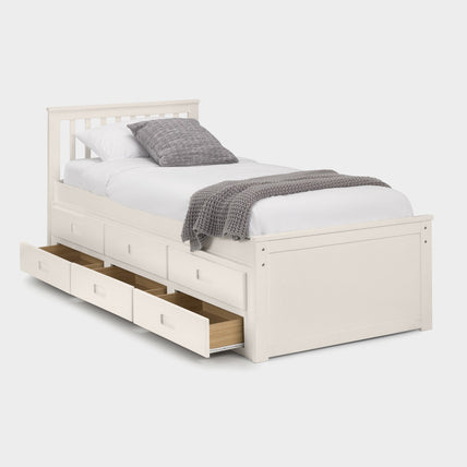 Mina Bed Frame Surf White