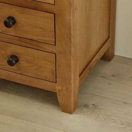Myrtle 3 Drawer Bedside Oak