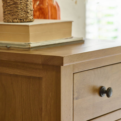 Myrtle 7 Drawer Chest Oak