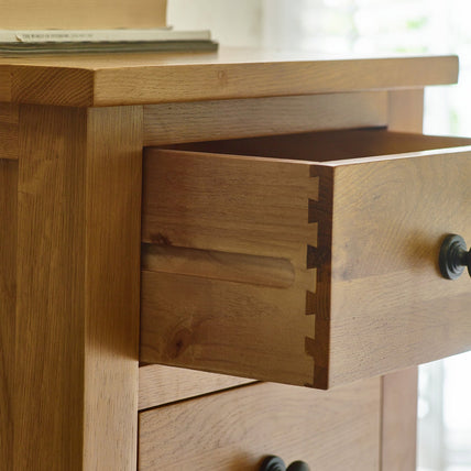 Myrtle 7 Drawer Chest Oak